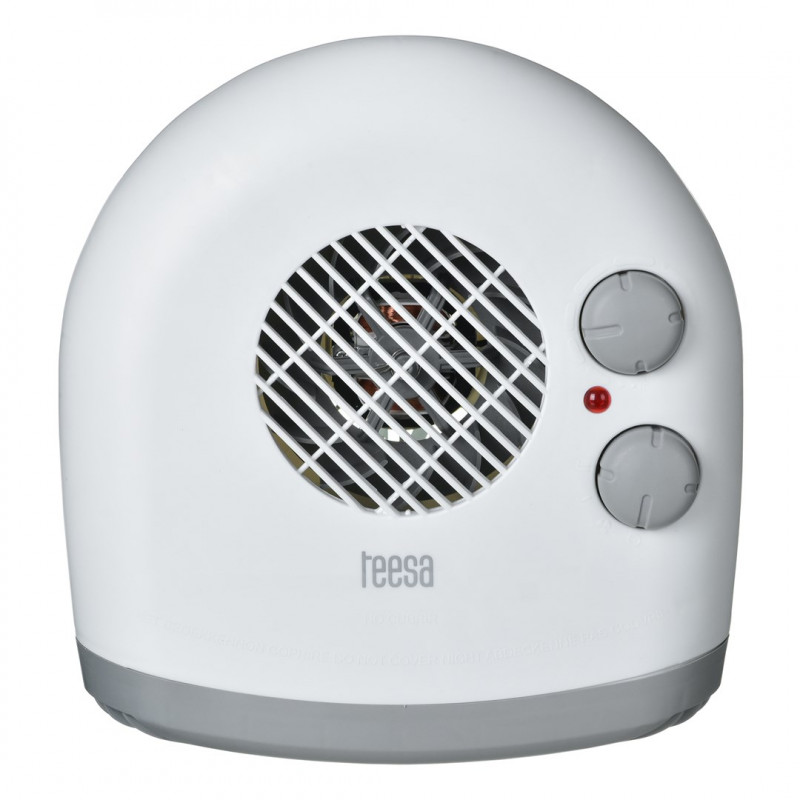 Termoventilatore elettrico Teesa TSA8027, per interni, bianco, 1000/2000 W