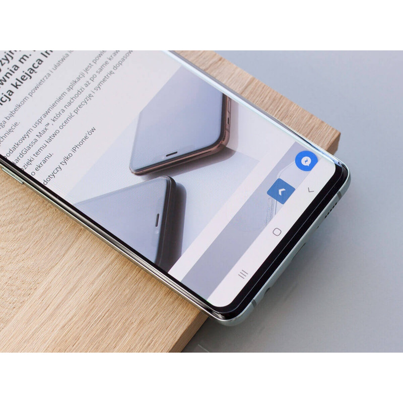 Vetro temperato 3MK HardGlass Max Sensor-Dot per Samsung Galaxy S10, nero