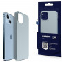 Custodia in silicone 3MK Hardy Case MagSafe per Apple iPhone 14 Plus / 15 Plus, blu