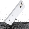 Custodia in silicone 3MK Hardy Case MagSafe per Apple iPhone 14 Plus / 15 Plus, bianca
