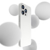 Custodia in silicone 3MK Hardy Case MagSafe per Apple iPhone 14 Pro Max, bianca