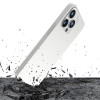 Custodia in silicone 3MK Hardy Case MagSafe per Apple iPhone 14 Pro Max, bianca