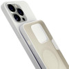Custodia in silicone 3MK Hardy Case MagSafe per Apple iPhone 14 Pro Max, bianca