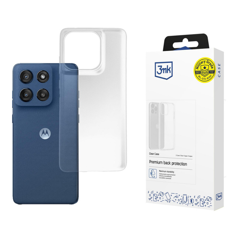 3MK Clear Case per Motorola Moto Edge 60 / 60 Fusion, trasparente