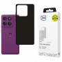 Custodia 3MK Matt per Motorola Edge 60 Pro, nero opaco