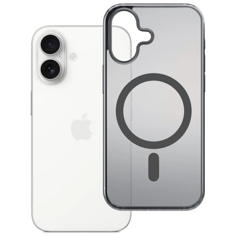 Custodia 3MK Frosty MagCase per Apple iPhone 17, nera