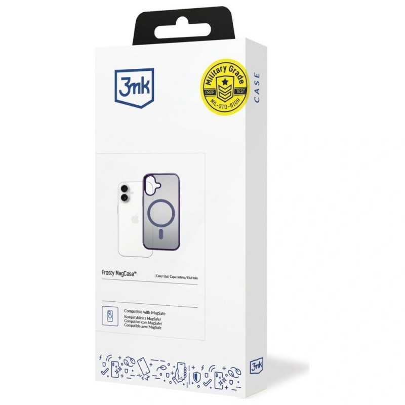 3MK Frosty MagCase per Apple iPhone 17, viola