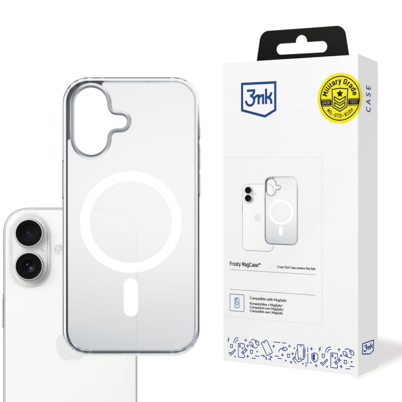 3MK Frosty MagCase per Apple iPhone 17, bianca