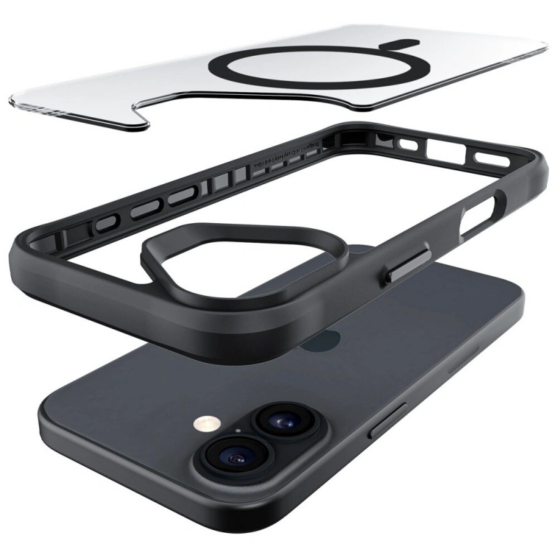 3MK Satin Armor MagCase per Apple iPhone 17, nero
