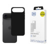 Custodia in silicone 3MK per Apple iPhone Air, nera