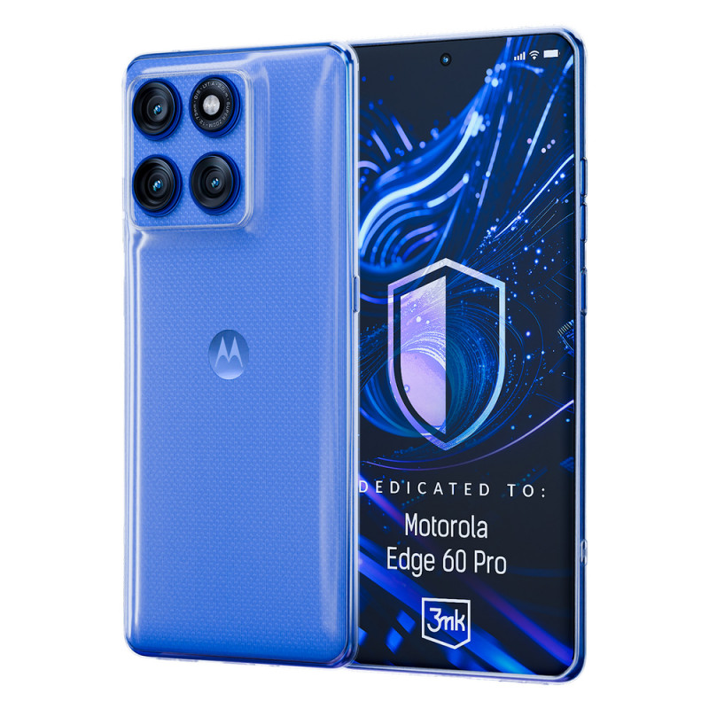 3MK Clear Case per Motorola Edge 60 Pro, trasparente