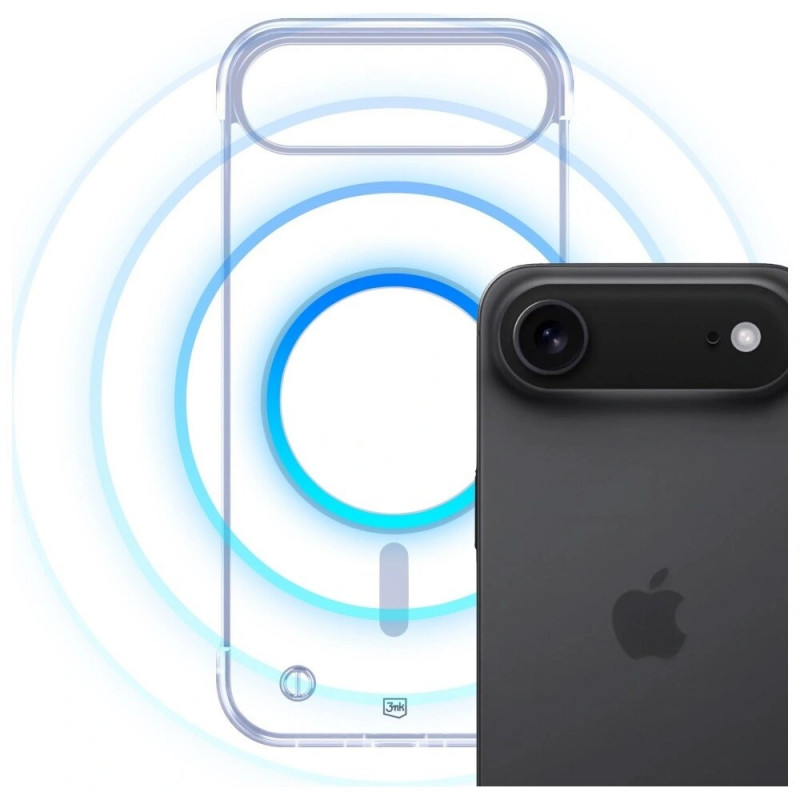 Custodia 3MK Just20g MagCase per Apple iPhone Air, trasparente