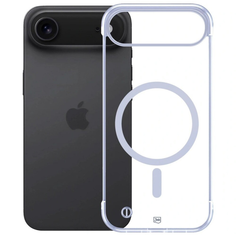 Custodia 3MK Just20g MagCase per Apple iPhone Air, trasparente