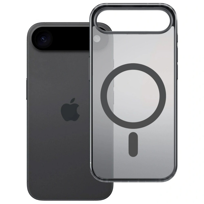 Custodia 3MK Frosty MagCase per Apple iPhone Air, nera