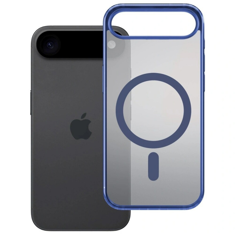 Custodia 3MK Frosty MagCase per Apple iPhone Air, blu