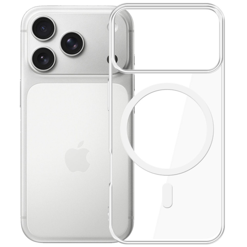 Custodia 3MK Clear MagCase per Apple iPhone 17 Pro, trasparente