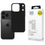 Custodia 3MK Matt Case Pro per Apple iPhone 17 Pro, nero opaco