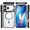 Custodia 3MK Satin Armor MagCase per Apple iPhone 17 Pro, nero trasparente