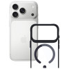 Custodia 3MK Satin Armor MagCase per Apple iPhone 17 Pro, nero trasparente