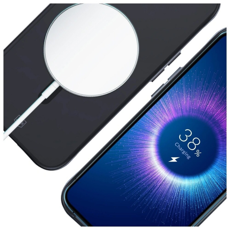 Custodia 3MK Smoke Matt MagCase per Apple iPhone 17, nera