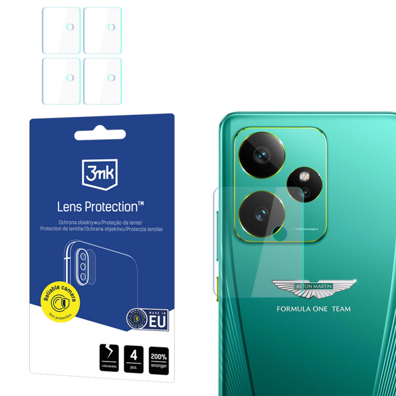 Protezione lente fotocamera 3MK Lens Protection per Realme GT 7 (4 pz)