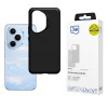 Custodia 3MK Matt Case per Honor 400 Pro, nero opaco