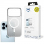 Custodia 3MK Frosty MagCase per Apple iPhone 17 Pro, bianca