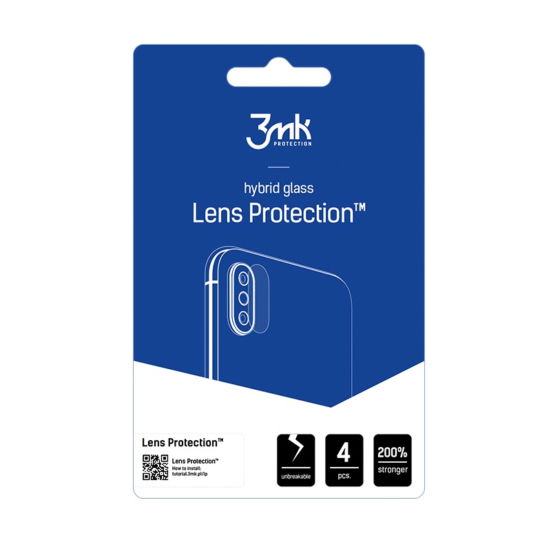 Protezione lente fotocamera 3MK Lens Protection per Honor 400 Pro (4 pz)