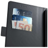 Custodia a portafoglio 3MK per Samsung Galaxy S25 FE, nera