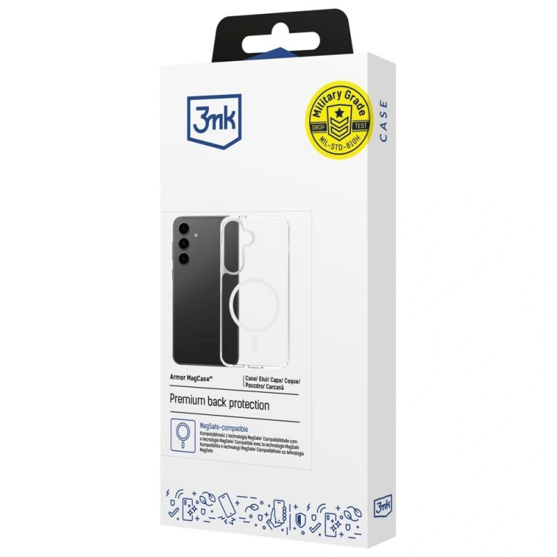 3MK Armor MagCase per Samsung Galaxy S25 FE, trasparente