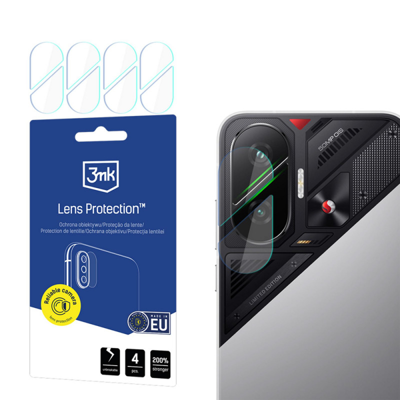 Protezione lente fotocamera 3MK Lens Protection per Xiaomi Poco F7 (4 pz)