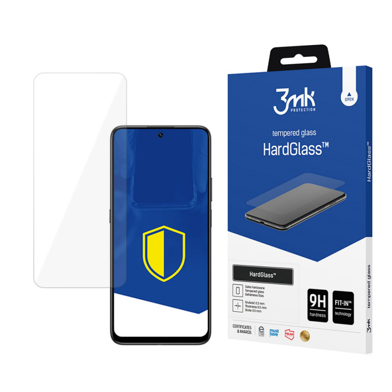 Vetro temperato 3MK HardGlass per Honor 400 Smart 4G / 5G
