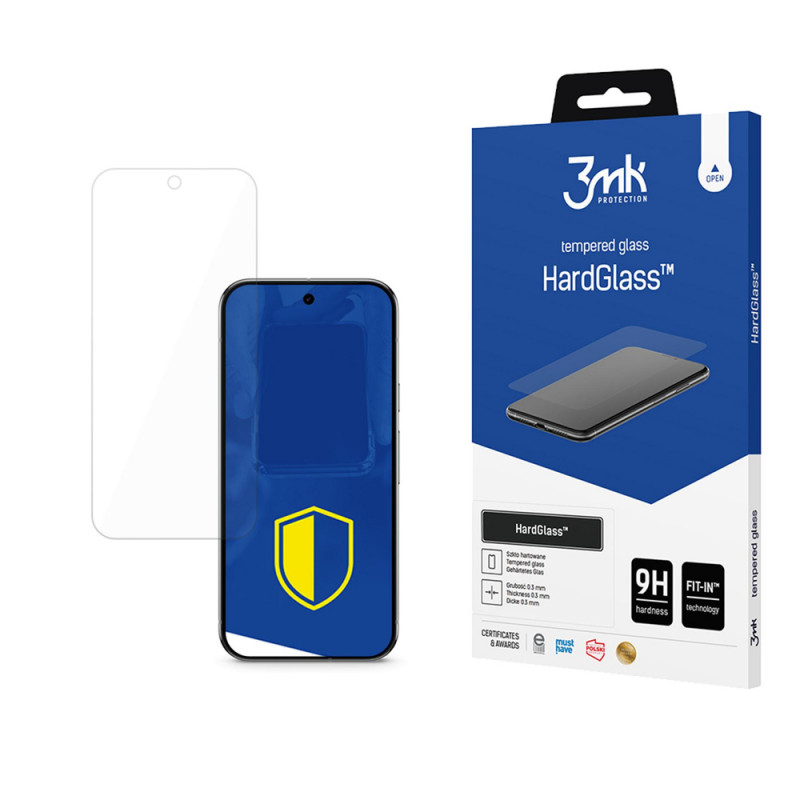 Vetro temperato 3MK HardGlass per Google Pixel 10 / 10 Pro