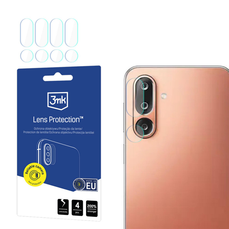 Protezione lente fotocamera 3MK Lens Protection per Samsung Galaxy M36 (4 pz)