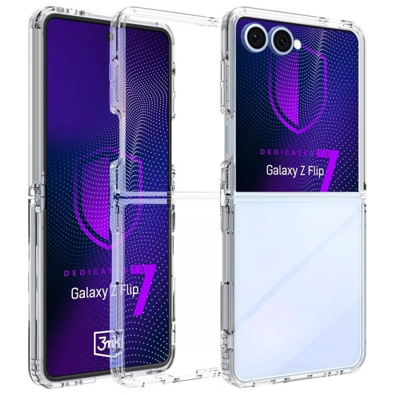 Custodia 3MK Armor per Samsung Galaxy Z Flip7, trasparente