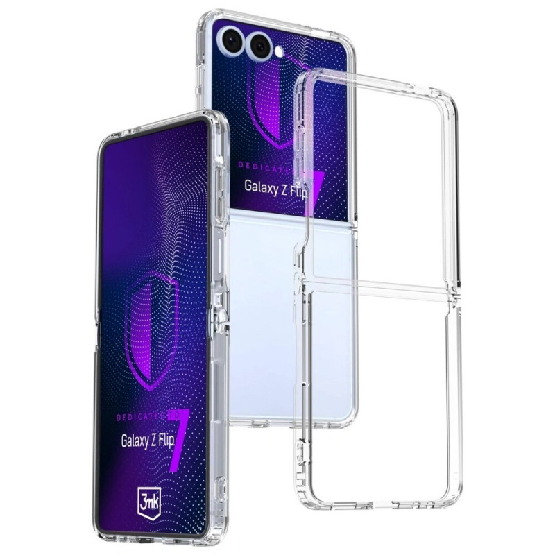 Custodia 3MK Armor per Samsung Galaxy Z Flip7, trasparente