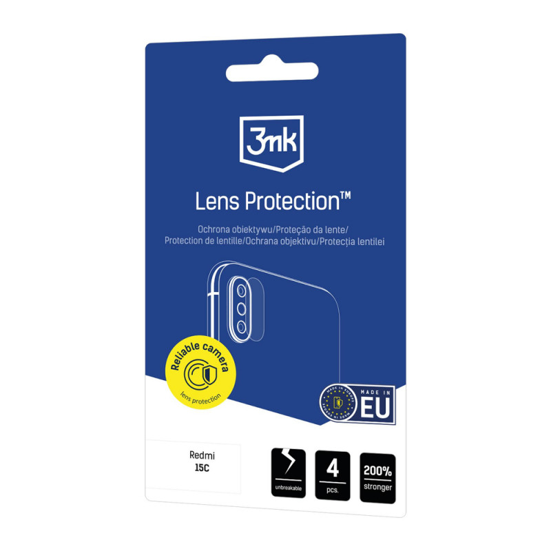 Protezione lente fotocamera 3MK Lens Protection per Xiaomi Redmi 15C 4G