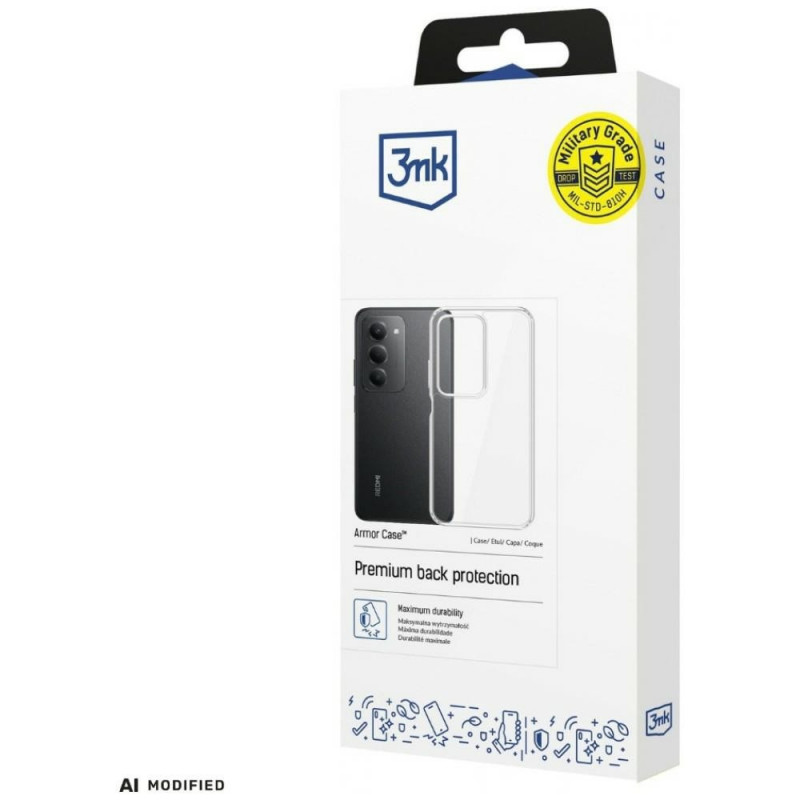 Custodia 3MK Armor per Redmi 15 4G / 15 5G, trasparente