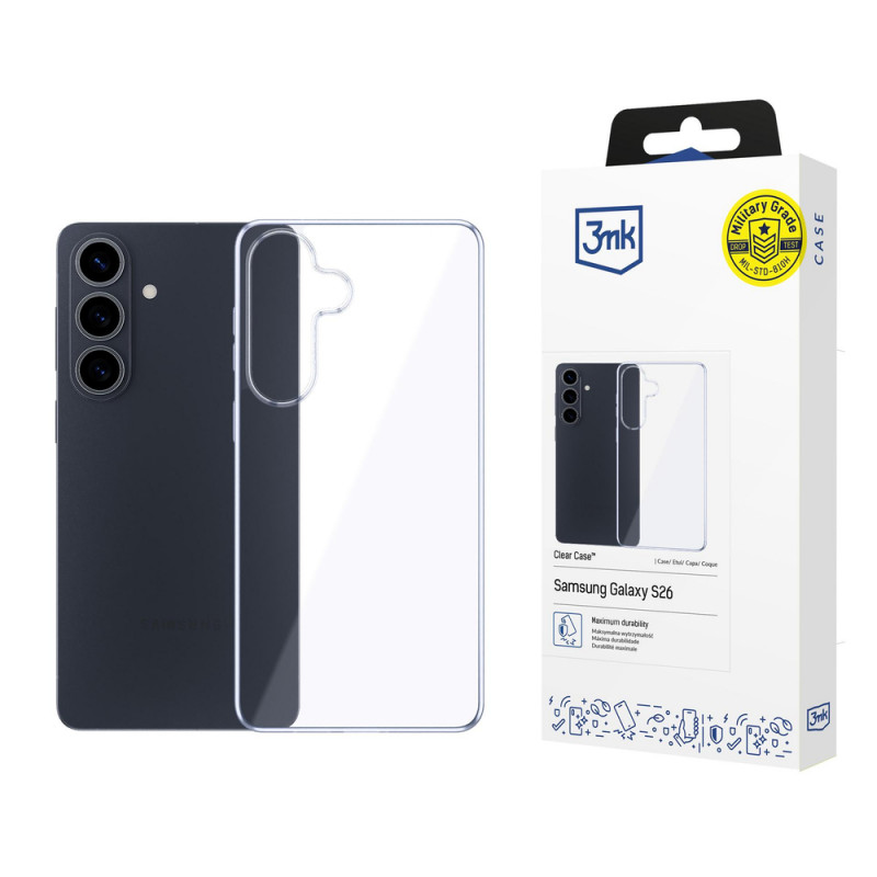Custodia trasparente 3MK Clear Case per Samsung Galaxy S26