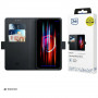 Custodia a portafoglio 3MK per Honor X5C Plus 4G, nera