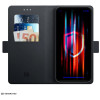 3MK Wallet Case per Redmi Note 15 4G / 5G, nero