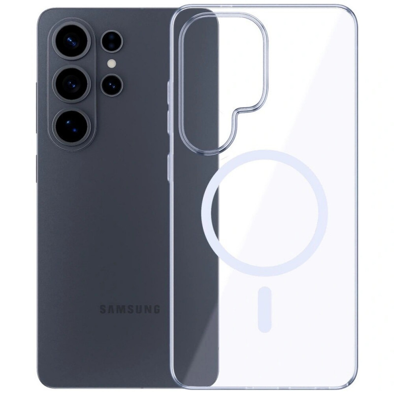 Custodia protettiva 3mk Clear MagCase per Samsung Galaxy S26 Ultra, trasparente