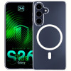 Custodia protettiva 3mk Clear MagCase per Samsung Galaxy S26+, trasparente