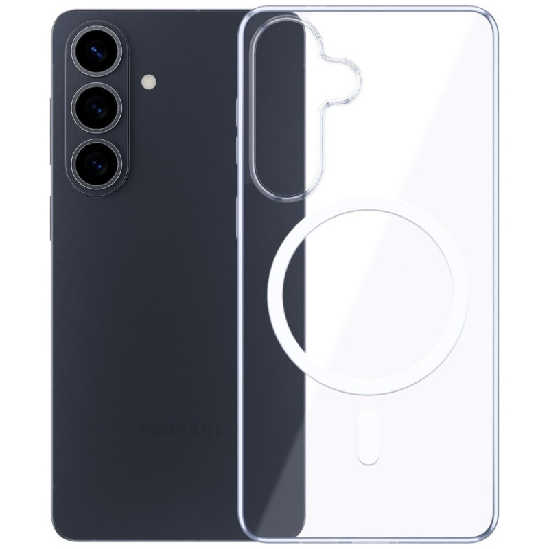 Custodia protettiva 3mk Clear MagCase per Samsung Galaxy S26+, trasparente