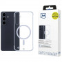 Custodia protettiva 3mk Just20g MagCase per Samsung Galaxy S26, trasparente