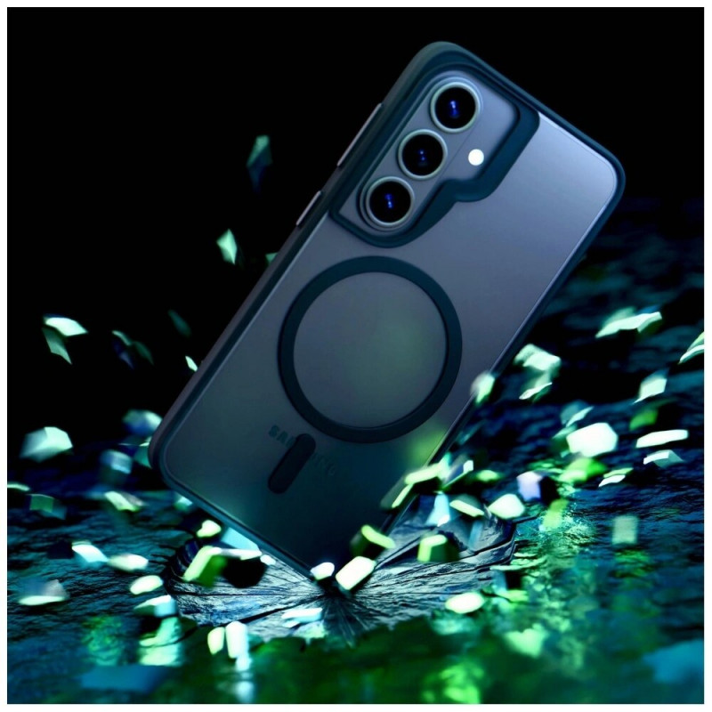 Custodia protettiva 3mk Satin Armor MagCase per Samsung Galaxy S26+, nera