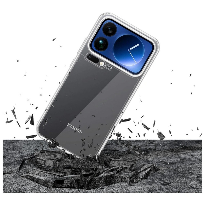 Custodia protettiva 3mk Armor Case per Xiaomi 17 Pro Max, trasparente