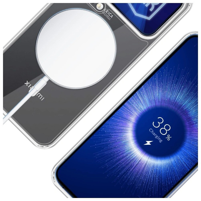Custodia per smartphone 3MK Armor MagCase Xiaomi 17 Pro Max, trasparente