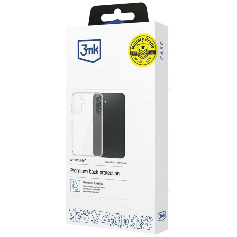 Custodia per smartphone 3MK Armor Case Samsung Galaxy A27 5G, trasparente