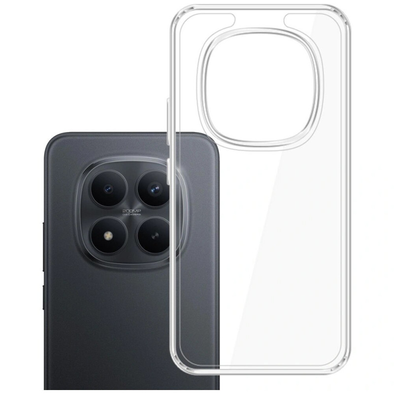 Custodia 3MK Armor Case per Xiaomi Redmi Note 15 Pro+ 5G, trasparente